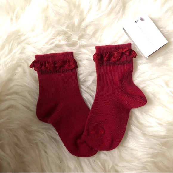burberry baby socks